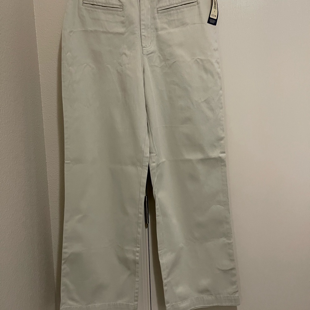 Cherokee light khaki relax fit Trousers NWT size 8